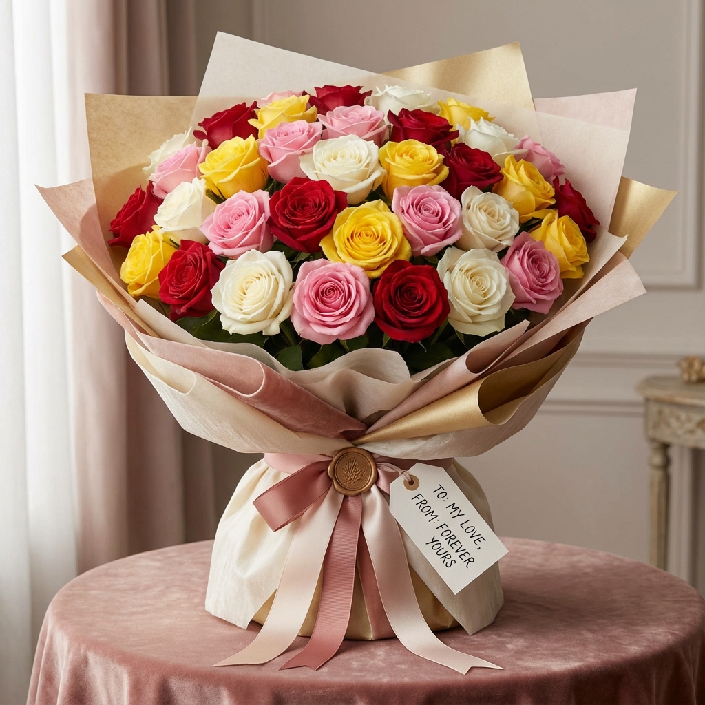 45 Renkli Gül Rüyası