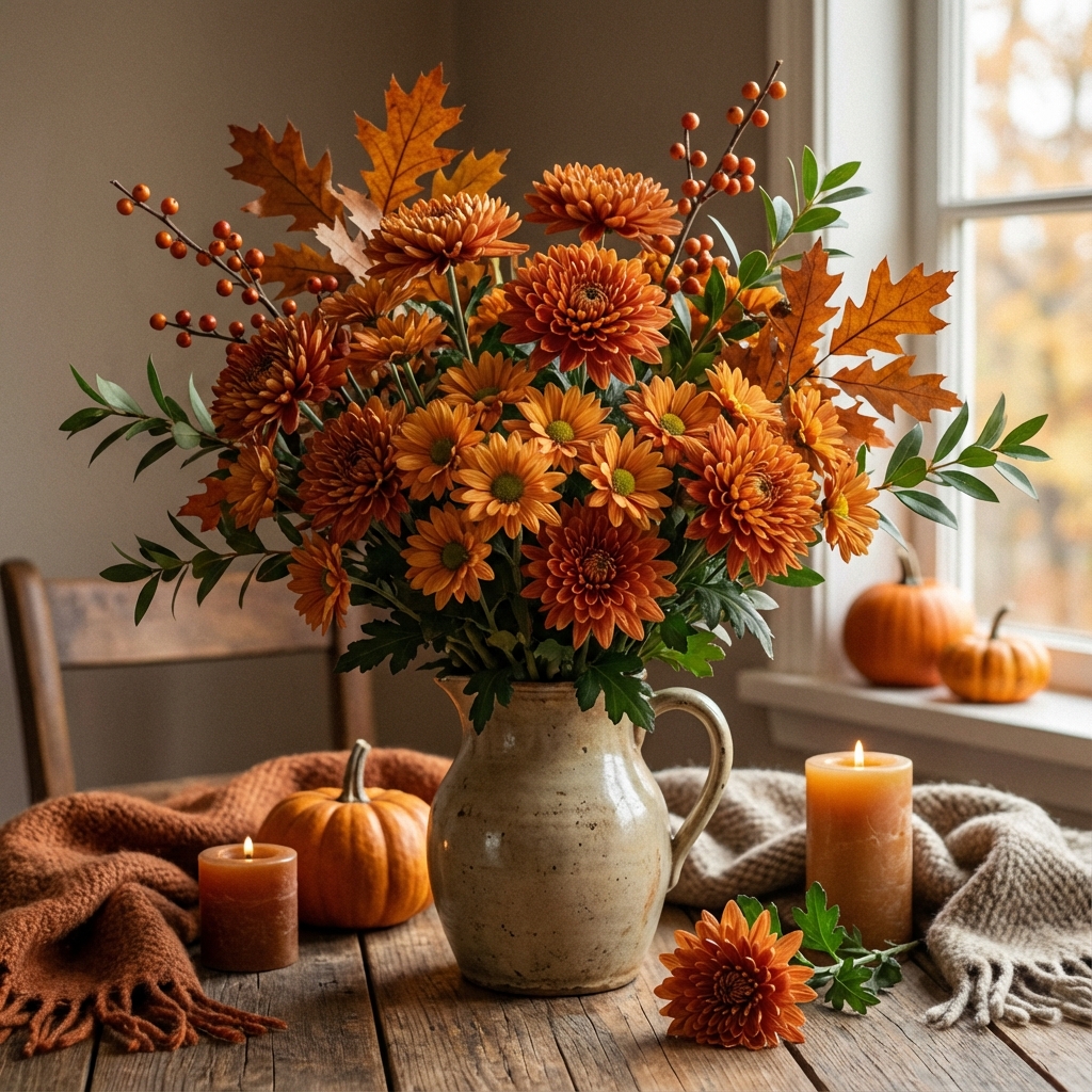 Turuncu Güz Kasımpatı